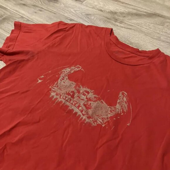 y2k oakley salmon graphic tee - Picture 1 of 6